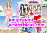 Juegos vestir una princesa en bikini